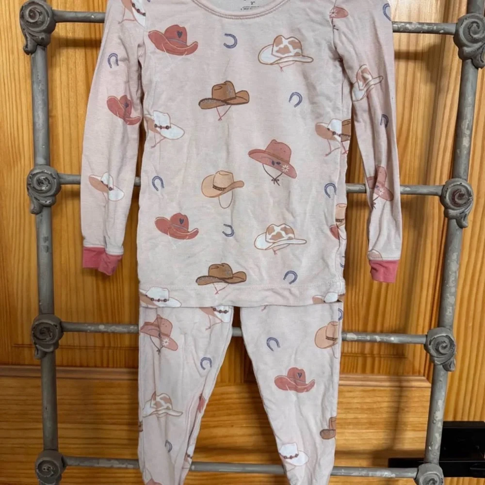 Angel Dear Pink Cowboy Hat Pajama Set